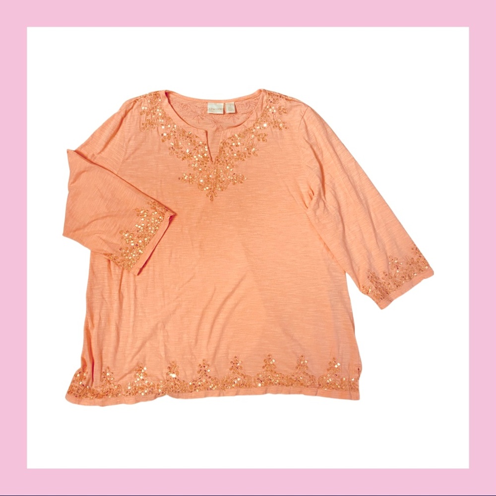 Chicos top in fresh melon!